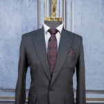 کت شلوار چهارخانه