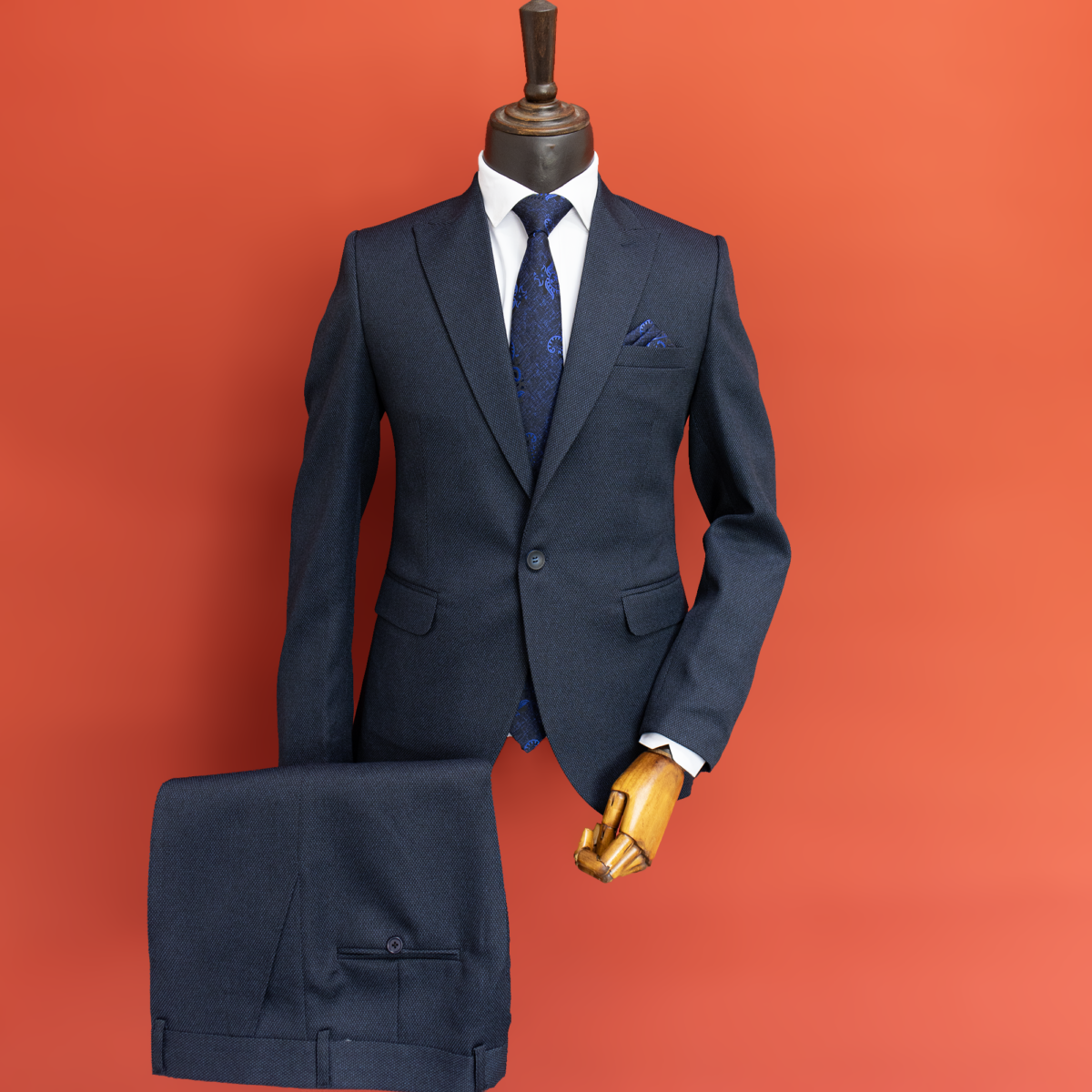 کت و شلوار جودون سرمه ای