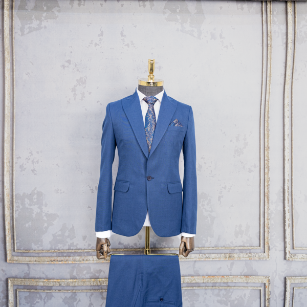 کت و شلوار آبی درباری مطهری