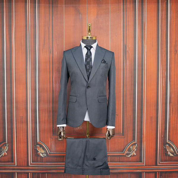 کت و شلوار پیردوپل طوسی