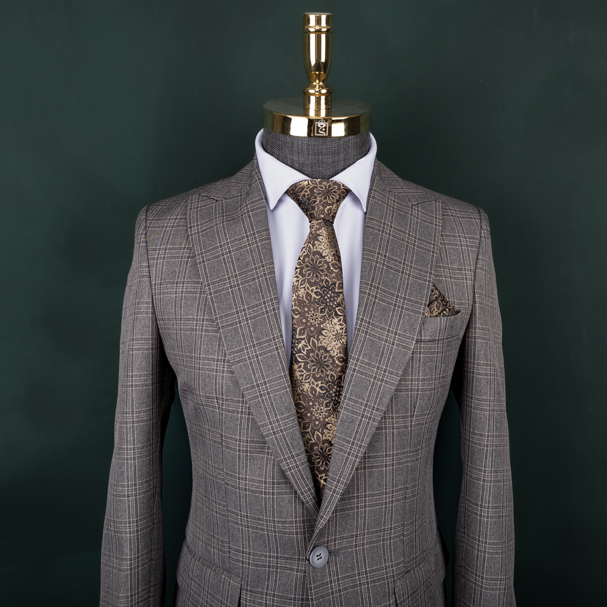 کت تک چهارخانه درشت