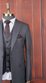 کت شلوار مردانه راه راه