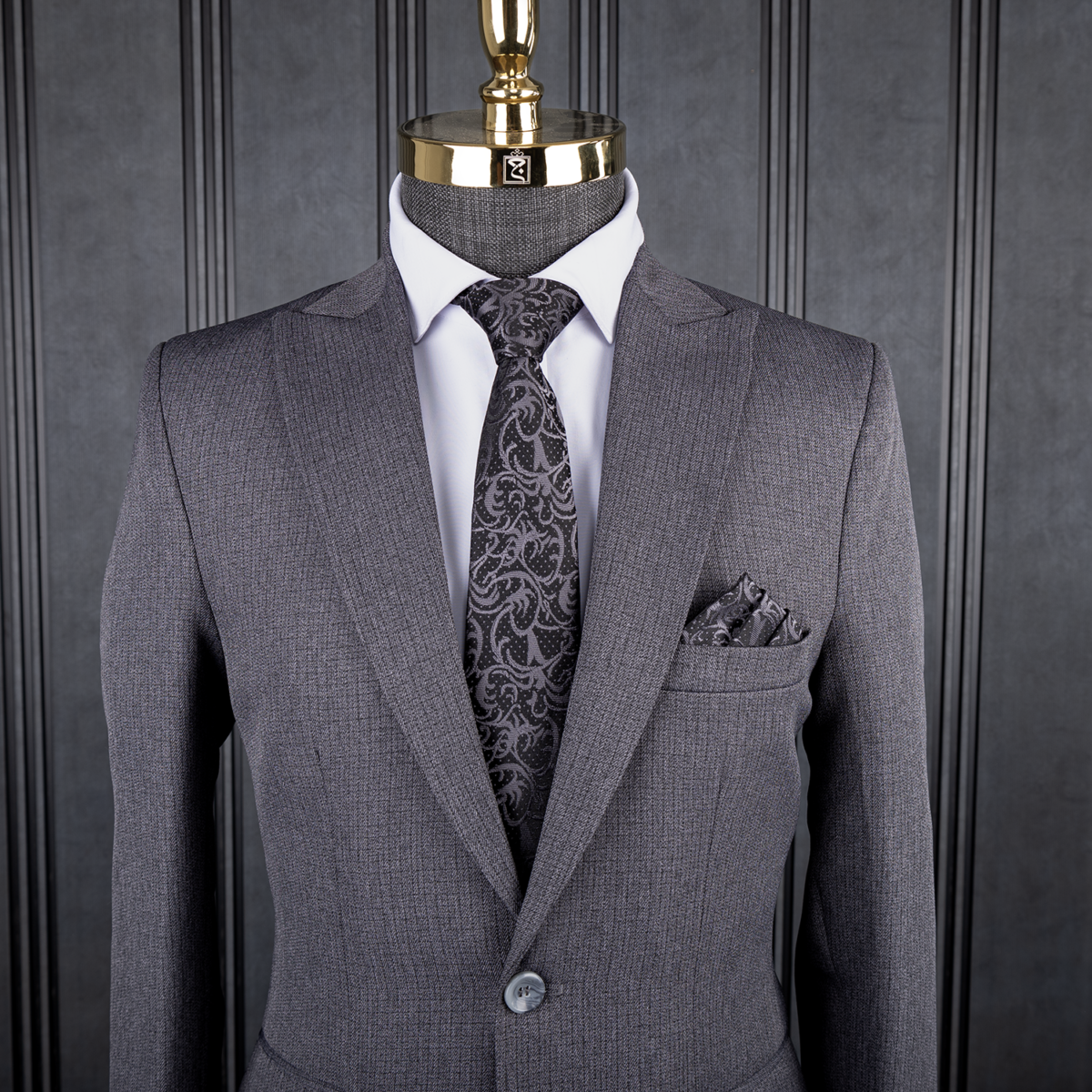 کت شلوار چهارخانه فاستونی