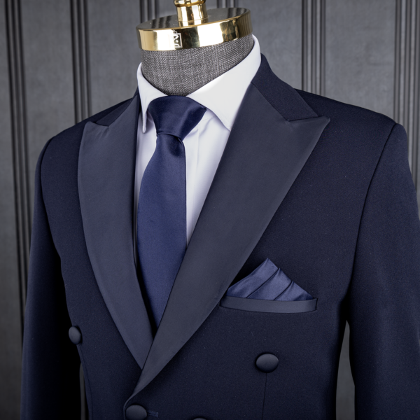 کت شلوار تاکسیدو سرمه ای