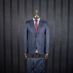 کت و شلوار آبی نفتی فاستونی