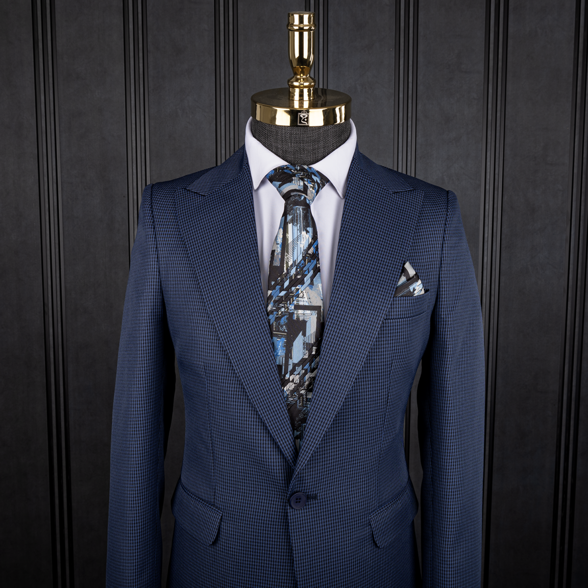 کت شلوار مردانه سرمه ای