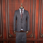 کت و شلوار طوسی پیچازی