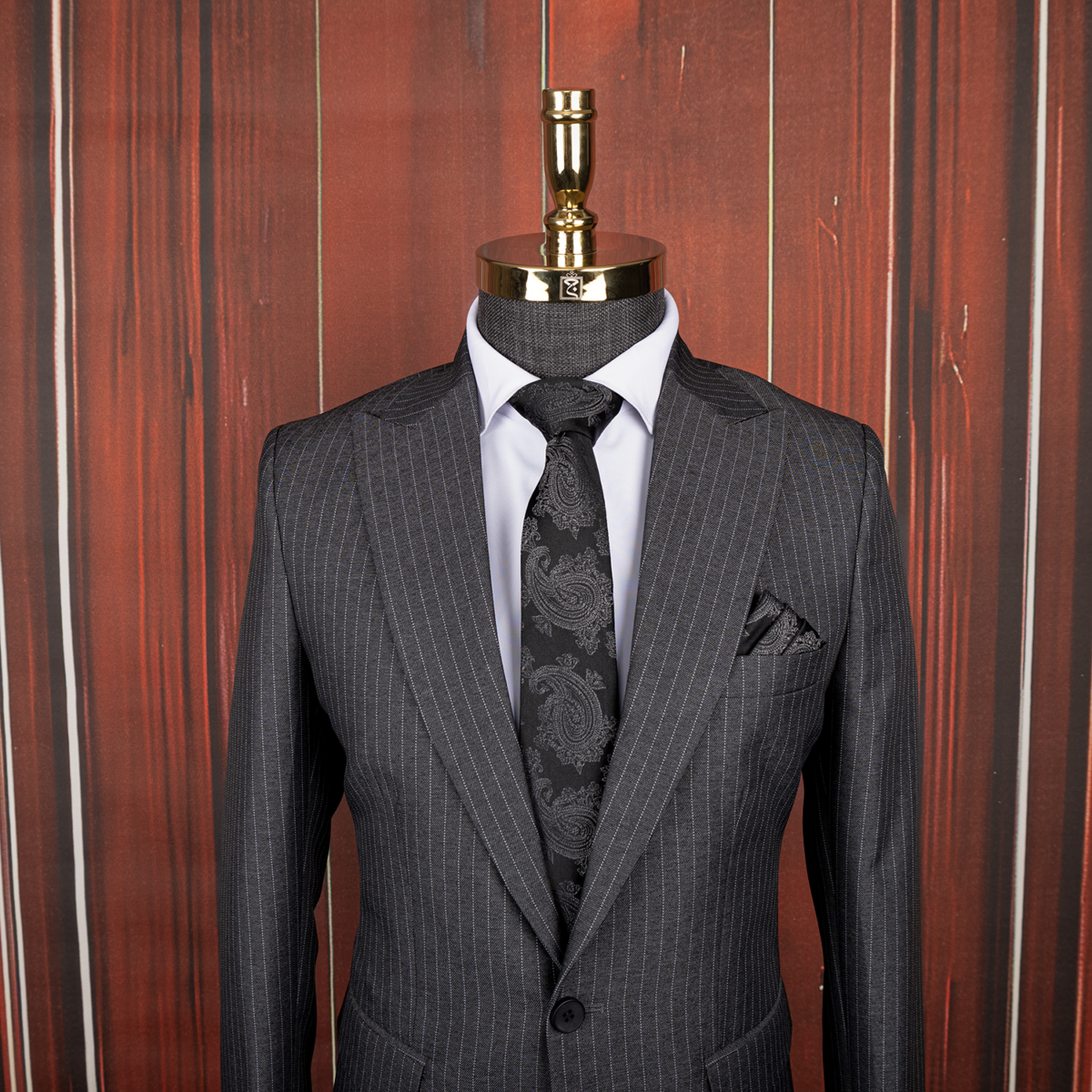 کت شلوار مردانه طوسی فاستونی