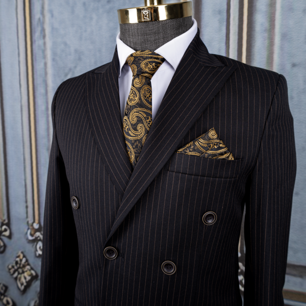 کت شلوار شش دکمه مشکی