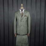 کت و شلوار سبز رویال مگا دبل برست