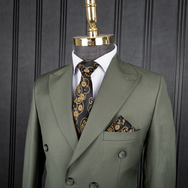 کت شلوار نردانه شش دکمه