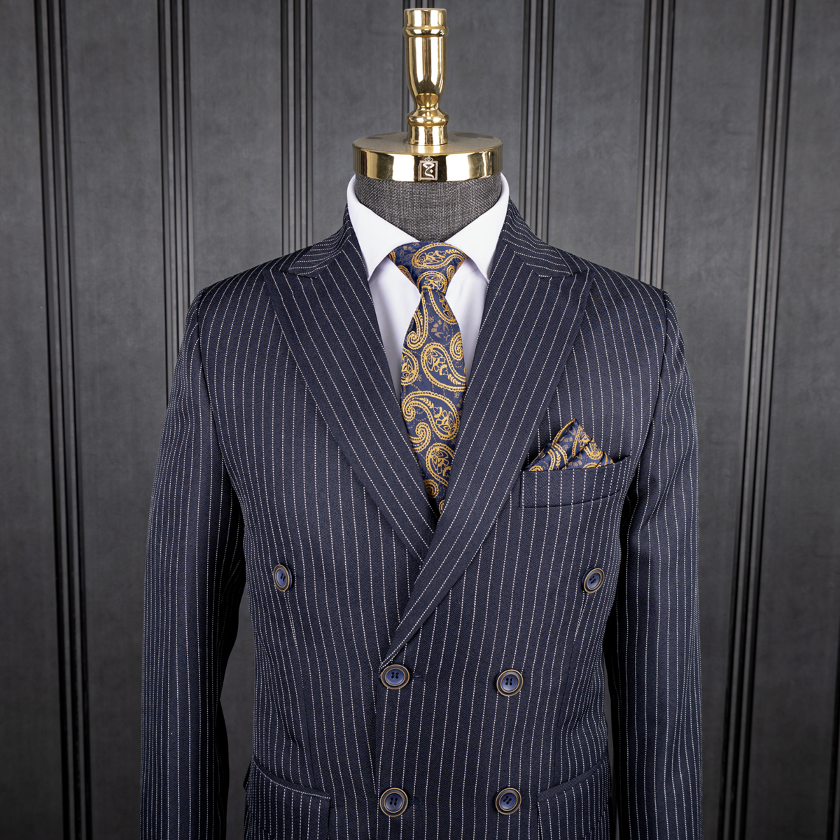 کت شلوار شش دکمه دیپلمات