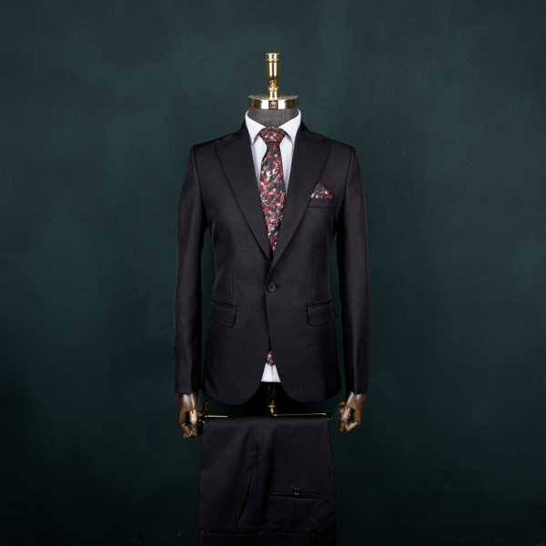 کت و شلوار مشکی فاستونی