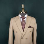 کت شلوار بزیاق کرم