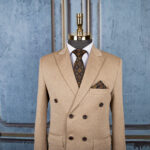 کت شلوار مردانه دب برست کرم