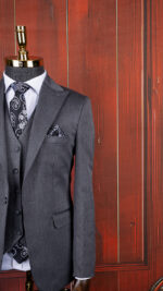 کت شلوار ارزان طوسی