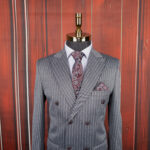 کت و شلوار طوسی دیپلمات دبل برست - Image 3