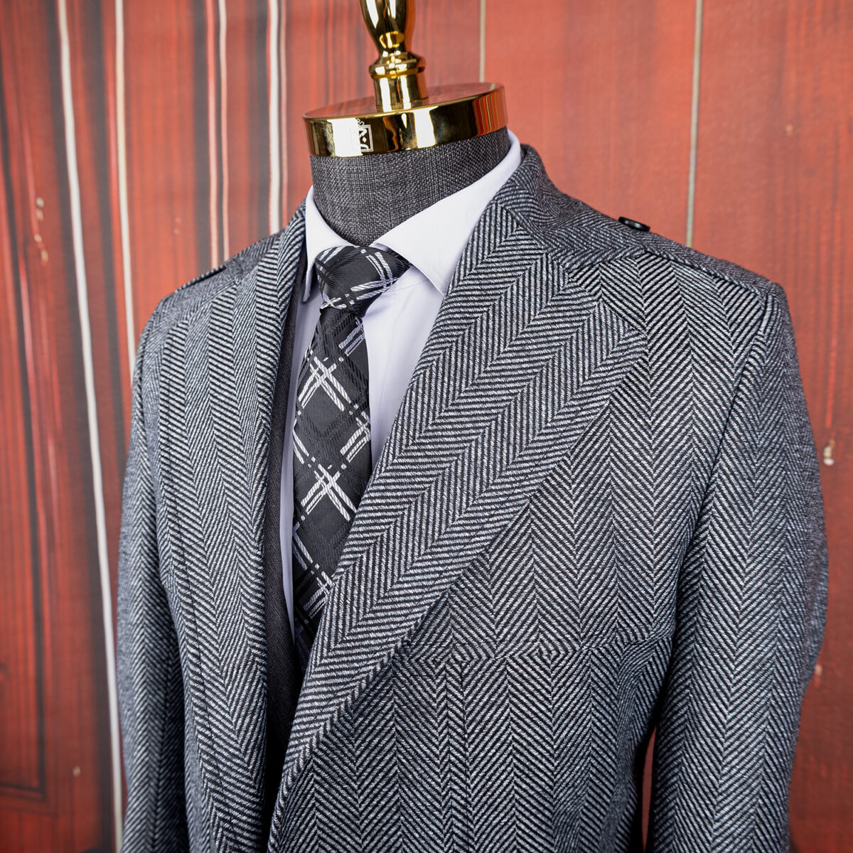 پالتو طوسی مردانه