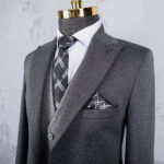 کت شلوار با جلیقه دامادی