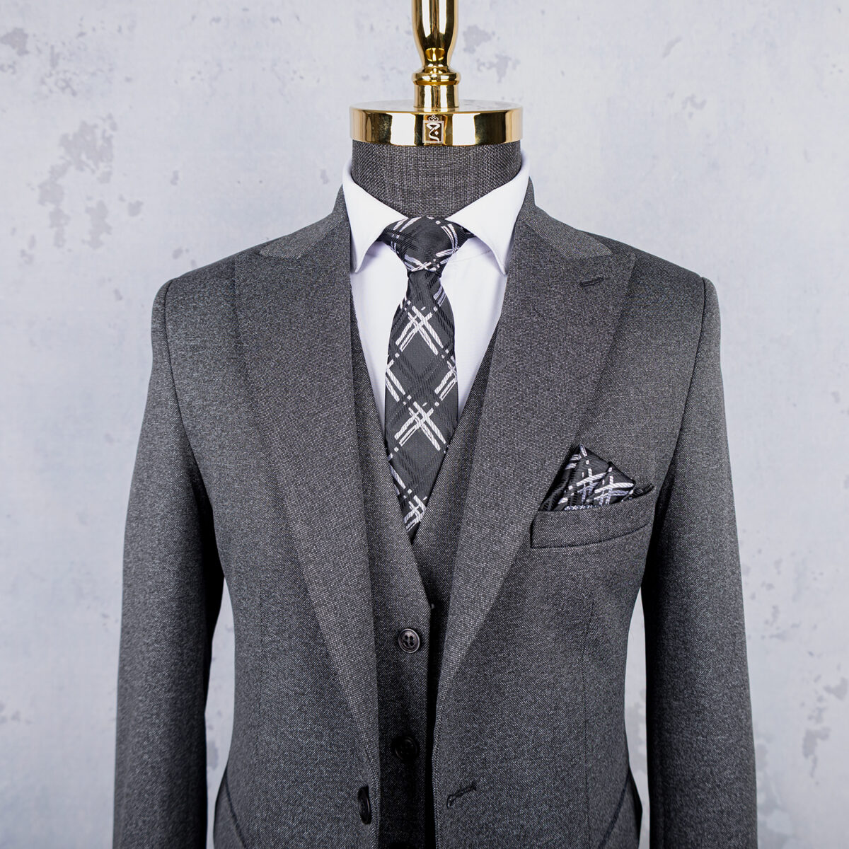 کت و شلوار مردانه طوسی