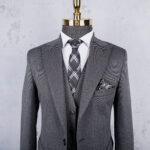 کت و شلوار مردانه طوسی