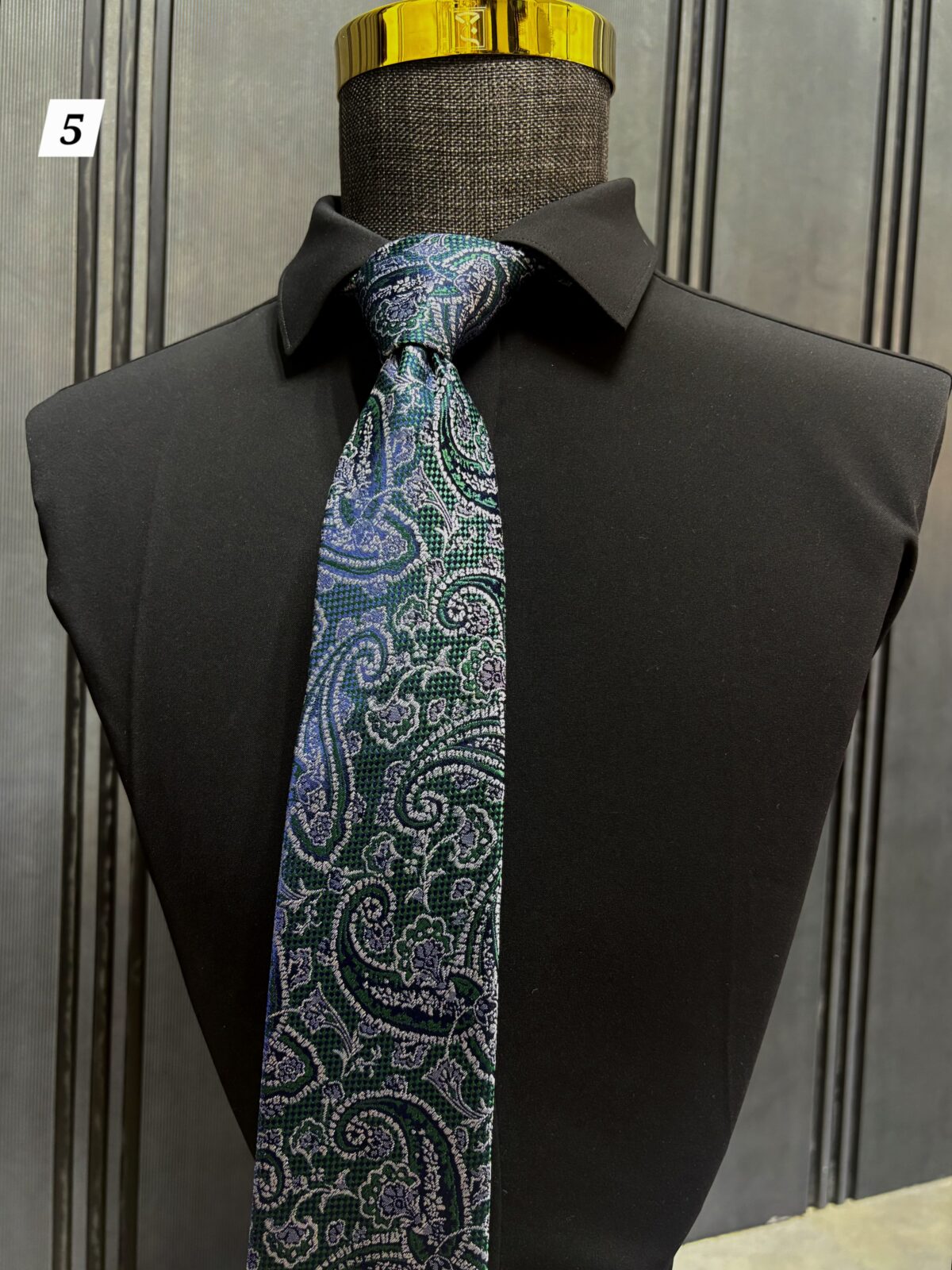 کروات و دستمال جیب طرح دار - Image 6