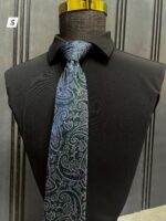 کروات و دستمال جیب طرح دار - Image 6