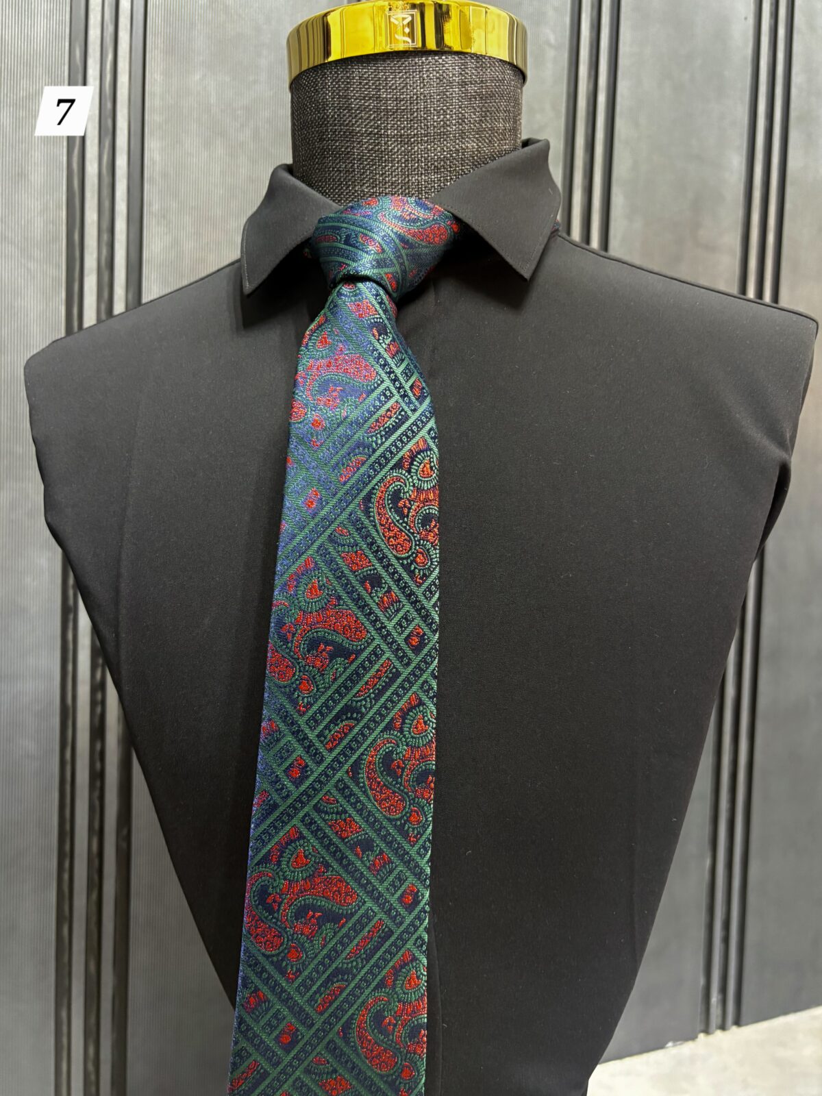 کروات و دستمال جیب طرح دار - Image 8