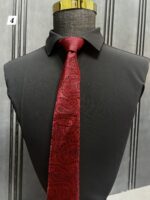 کروات و دستمال جیب طرح دار - Image 5