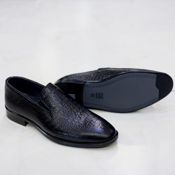 کالج مردانه لوفر مشکی چرم طبیعی زیه نیولایت