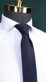 کروات سرمه ای ساده