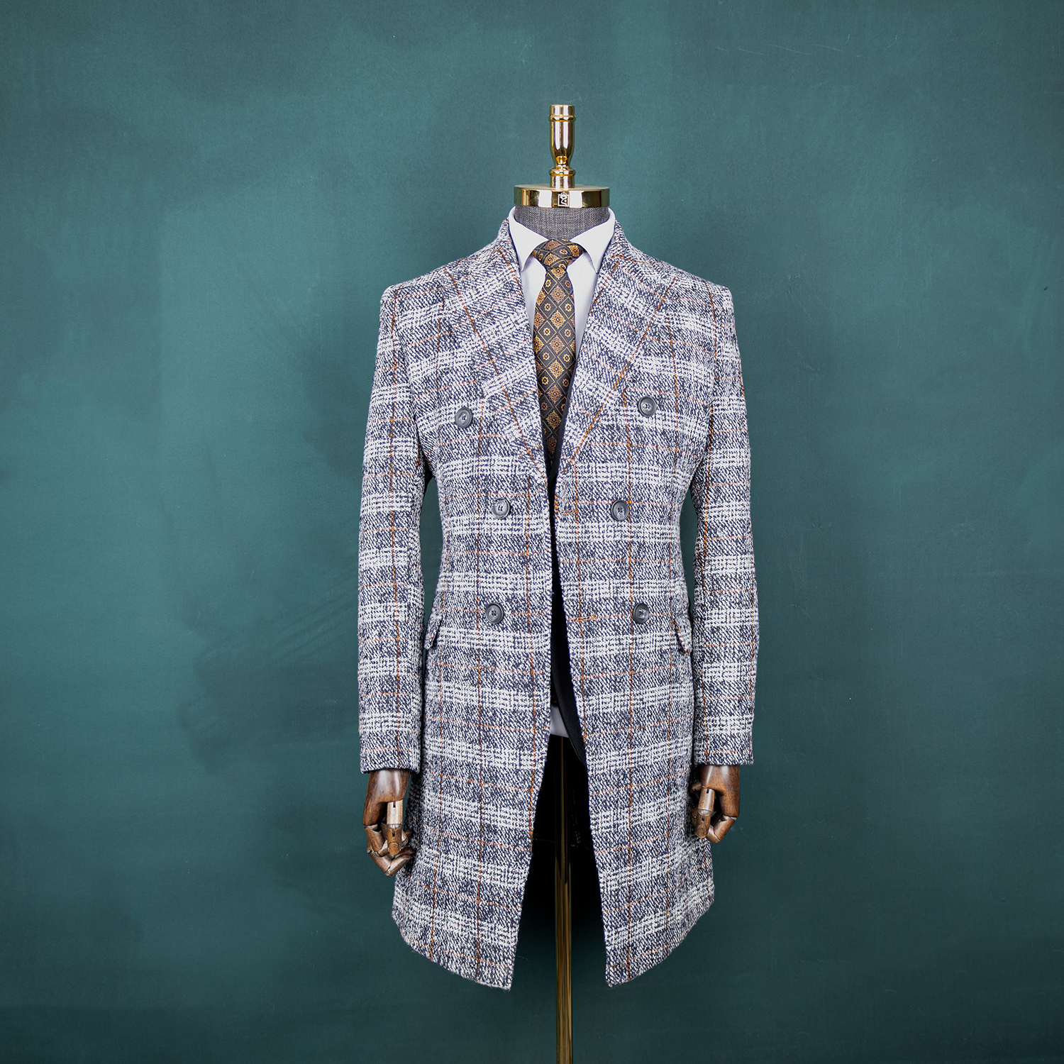 3517 نیم پالتو پشمی دبل برست پرنس دوگال