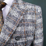 پالتو چهارخانه اسپرت