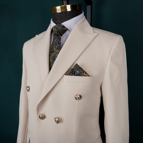 کت شلوار دبل برست دامادی