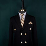 کت شلوار دامادی مشکی