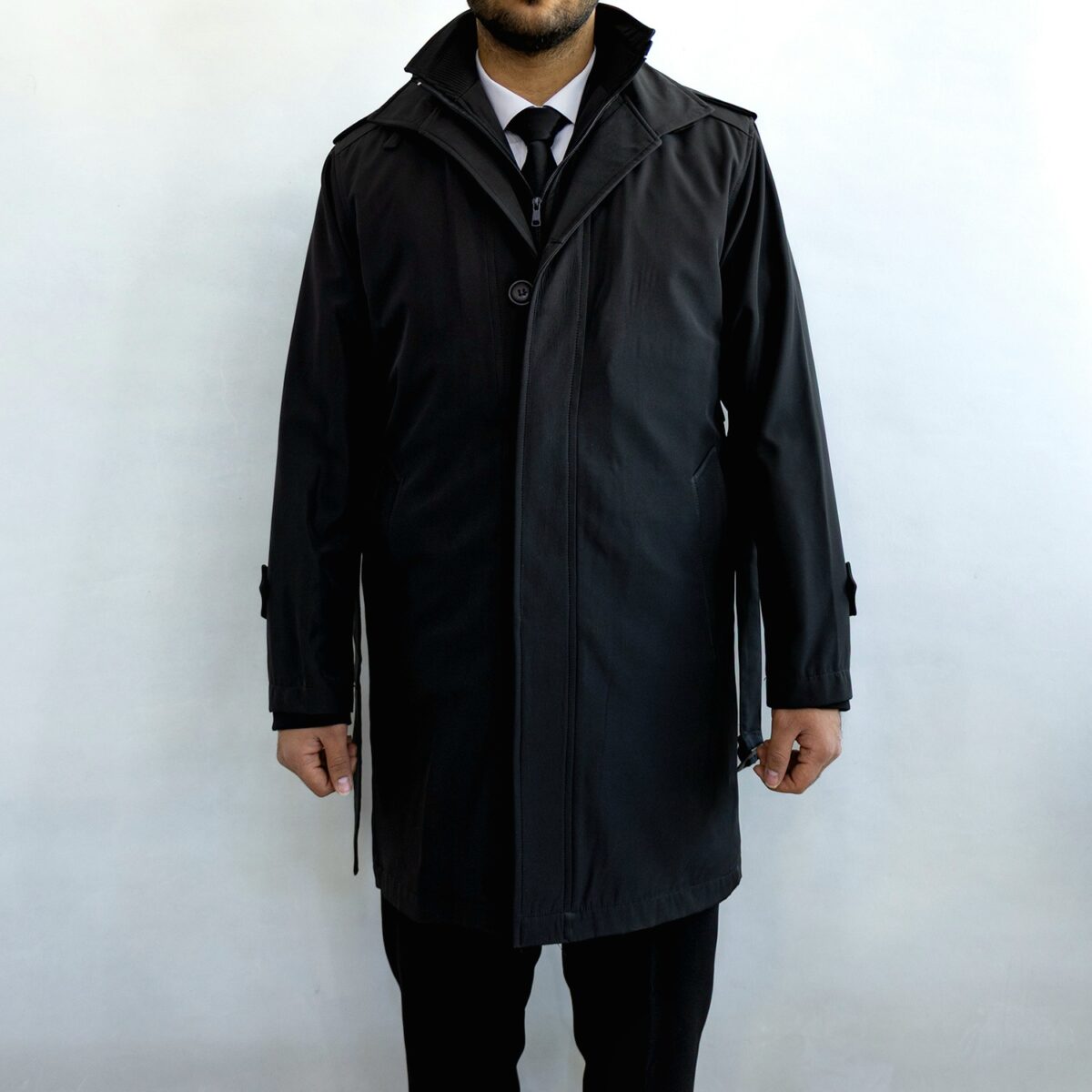 بارانی مردانه مشکی