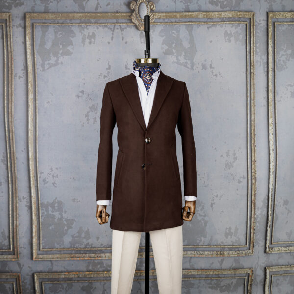 پالتو فوتر قهوه‌ای