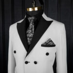 کت شلوار سفید دامادی