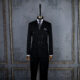 کت و شلوار مشکی دبل برست جودون