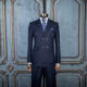 کت و شلوار سرمه ای دبل برست