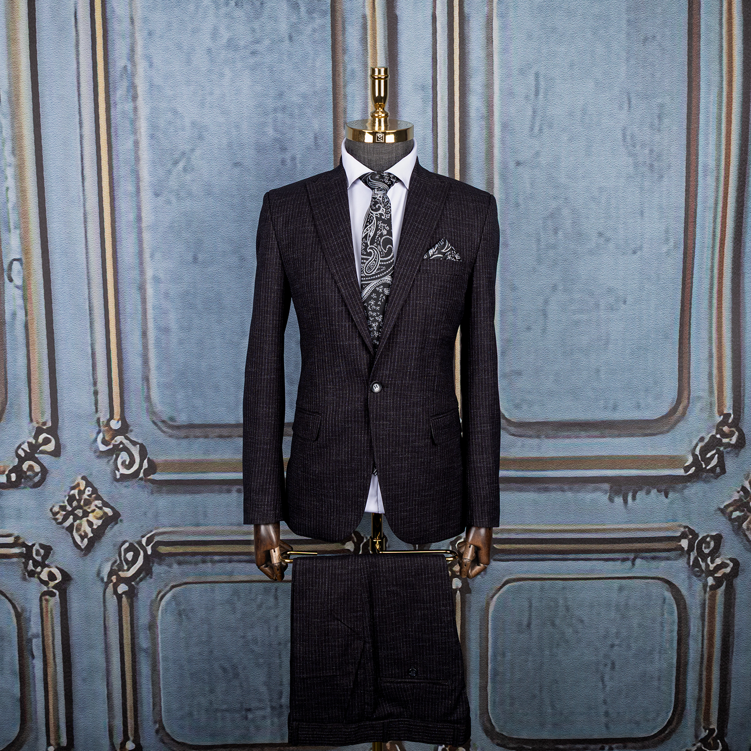 3357 کت و شلوار دیپلمات مشکی