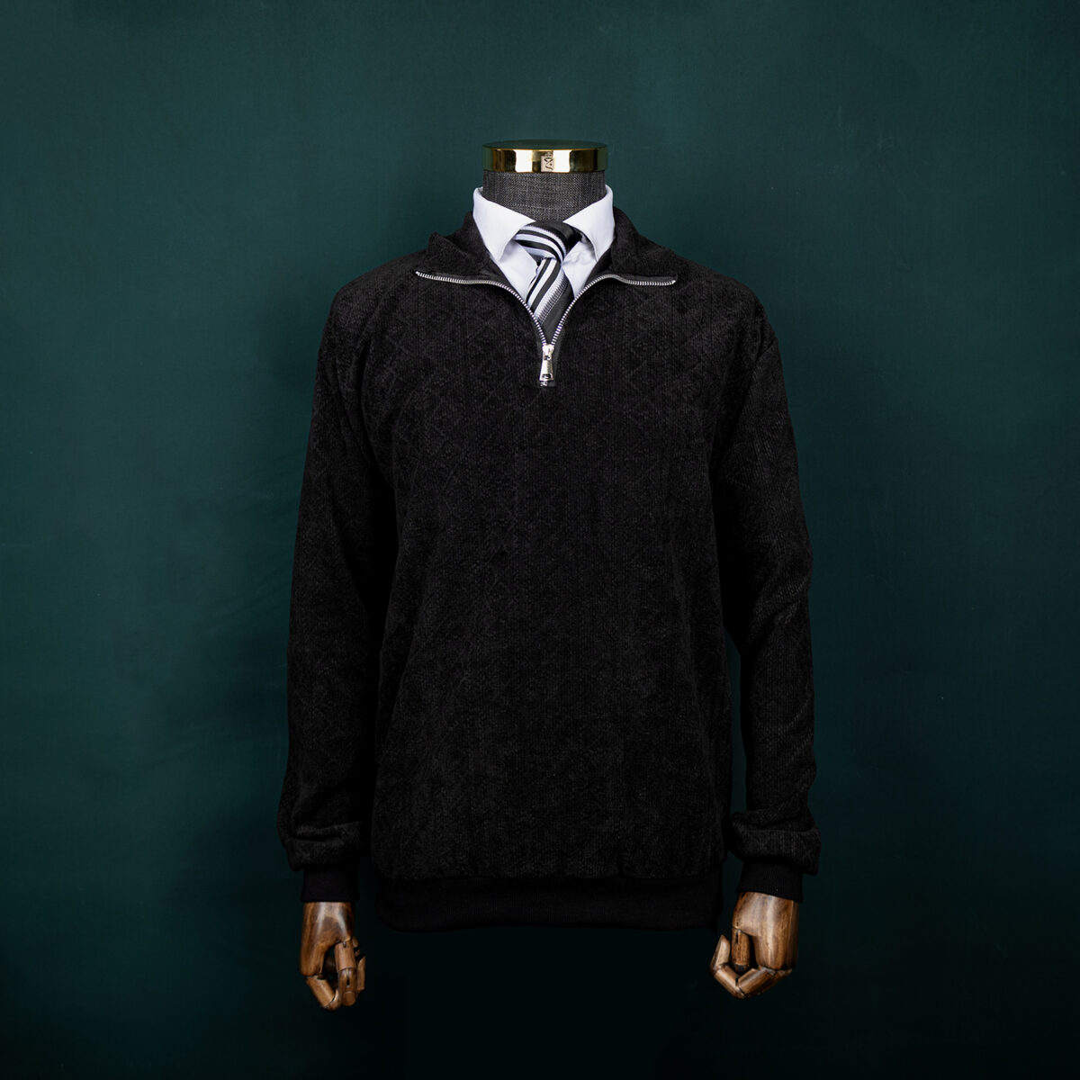 بافت نیم زیپ مردانه - Image 11