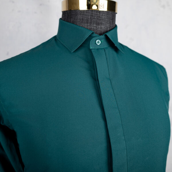 پیراهن دوشین سبز زمردی