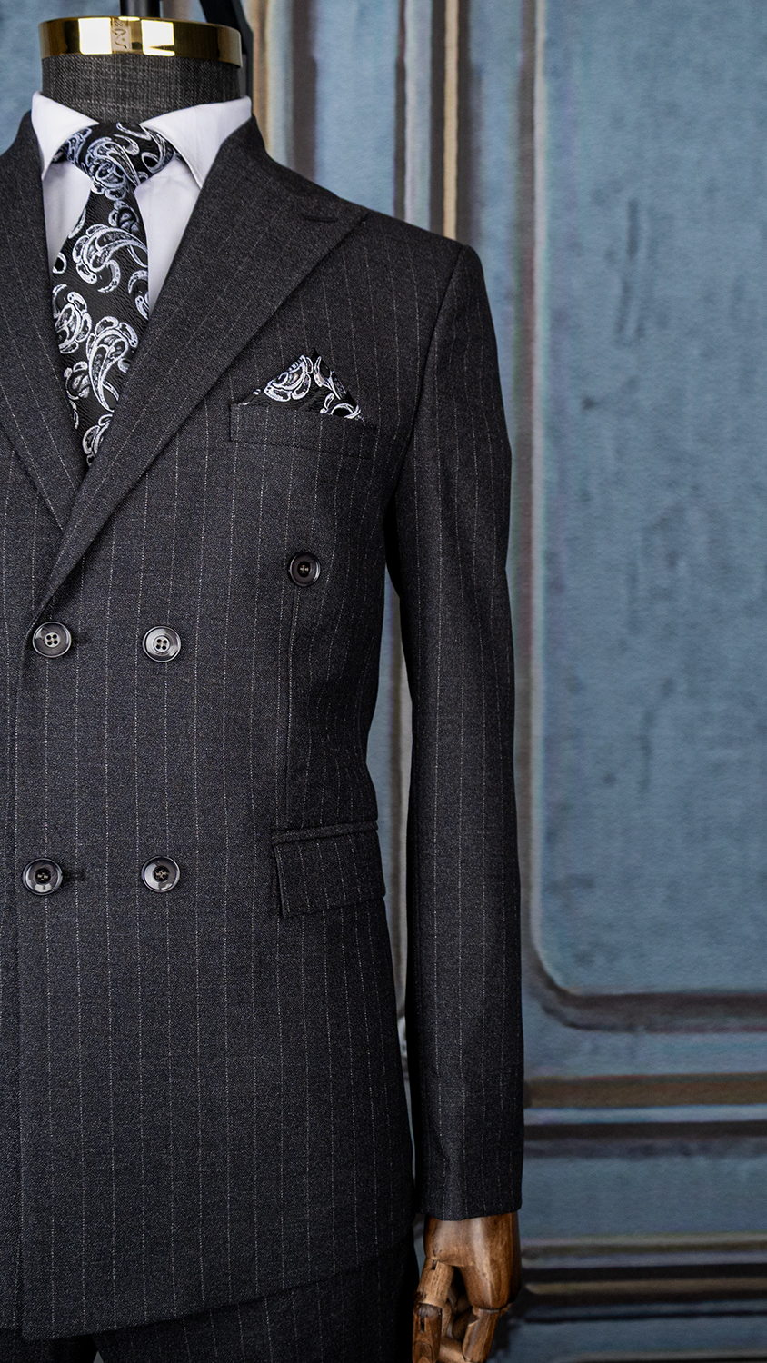 3635 کت و شلوار دبل برست دیپلمات