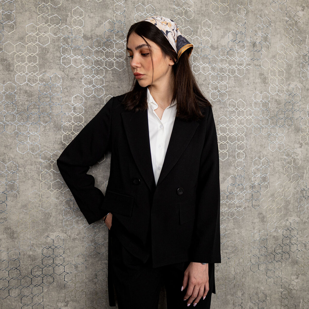 کت و شلوار زنانه مشکی