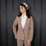 کت و شلوار زنانه هرمس کرم