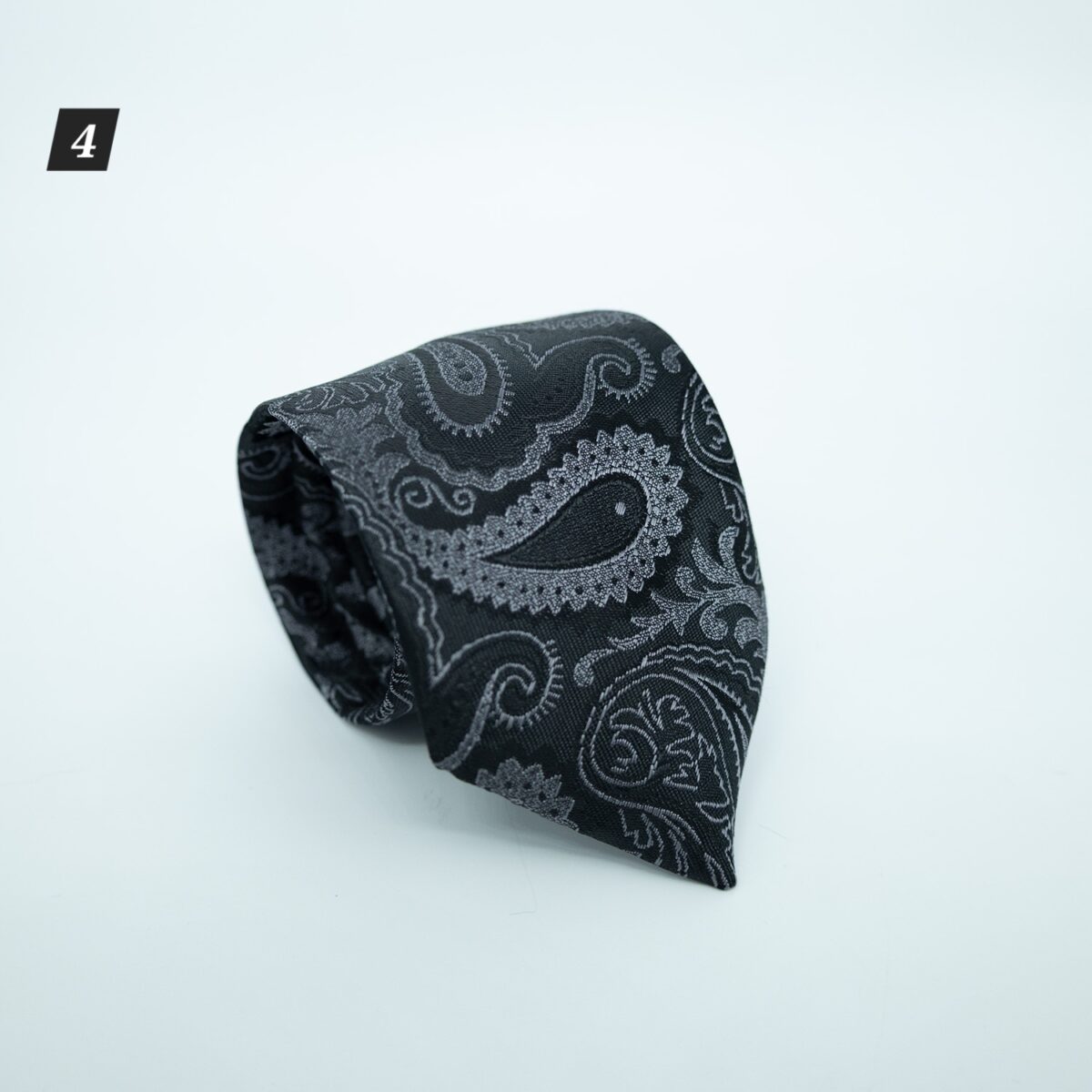 کروات و دستمال جیب طرح دار - Image 5