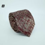 کروات و دستمال جیب طرح دار - Image 7